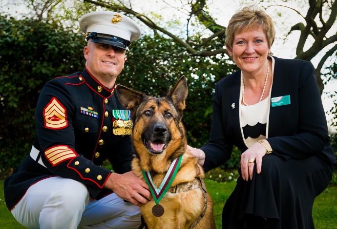 PDSA award Dickin Medal to heroic US Marine dog