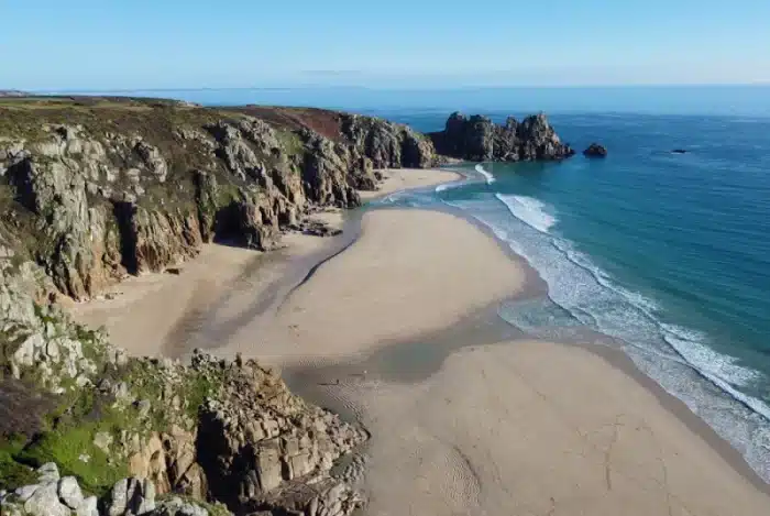 Petspyjamas-dog-friendly-travel-cornwall-pedn-vounder-beach