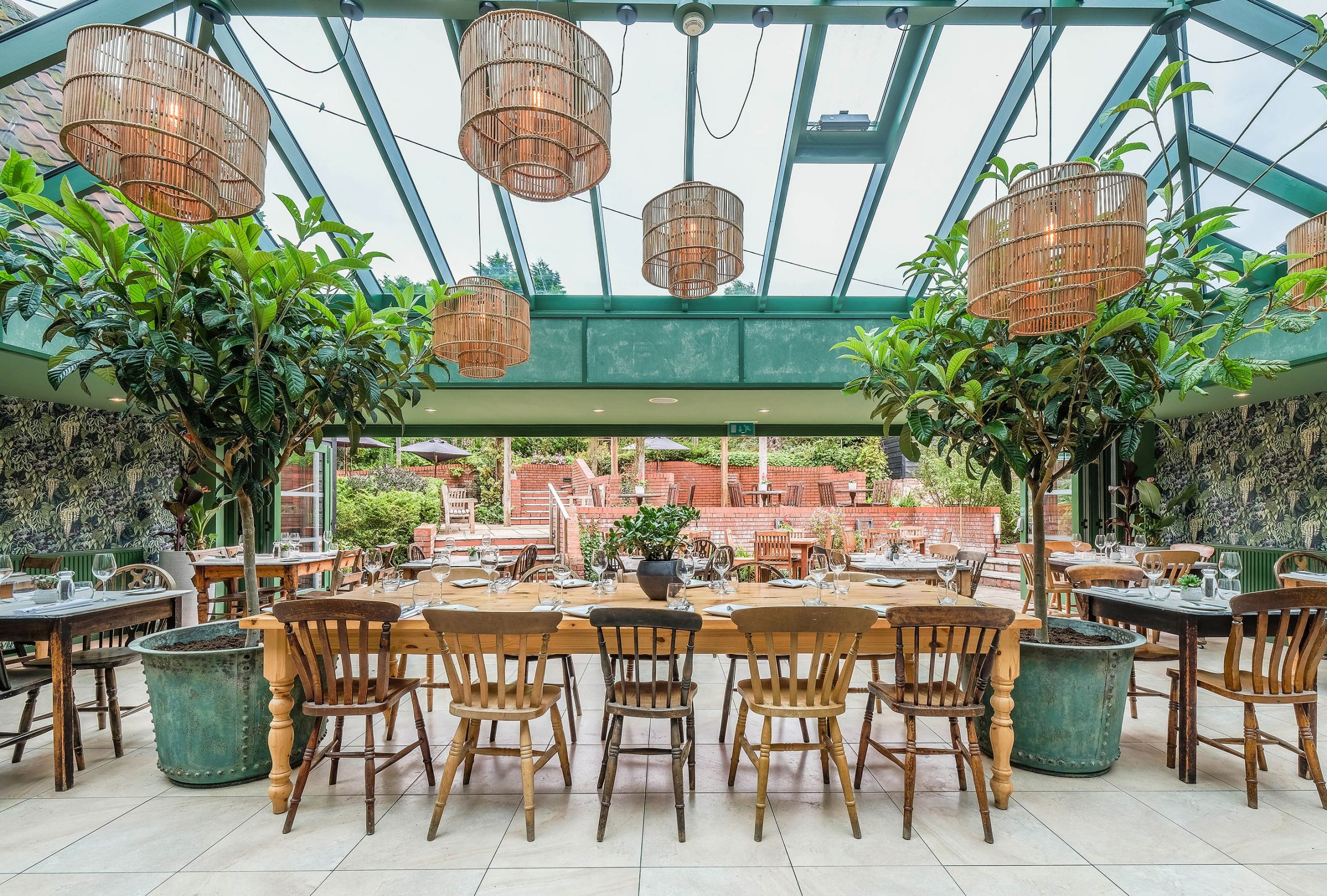 Dining room at the Westleton Crown in Suffolk