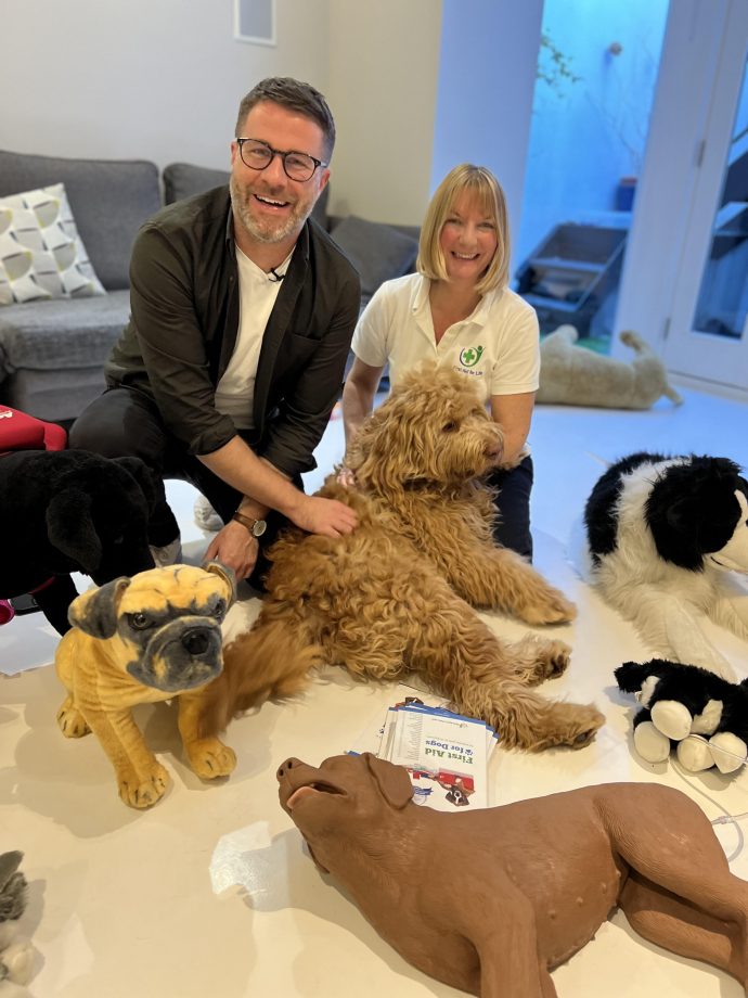 Emma and Supervet on Morning Live