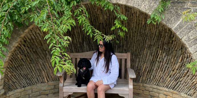 SheerLuxe’s Victoria McLintock enjoys a babymoon at dog-friendly Whatley Manor with her pooch, Pablo!