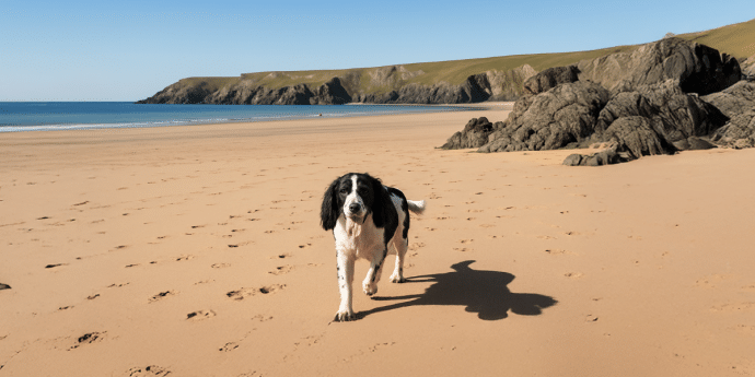 dog in Cornwall